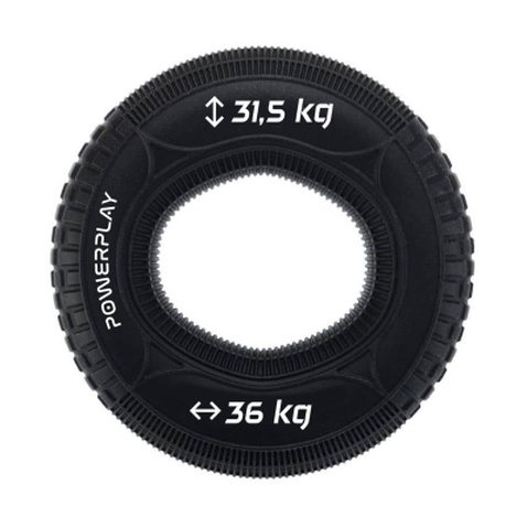 Еспандер PowerPlay PP-4330 Hand Grip Loops Hard 31.5-36 кг Чорний (PP_4330_Black_(31.5-36kg))