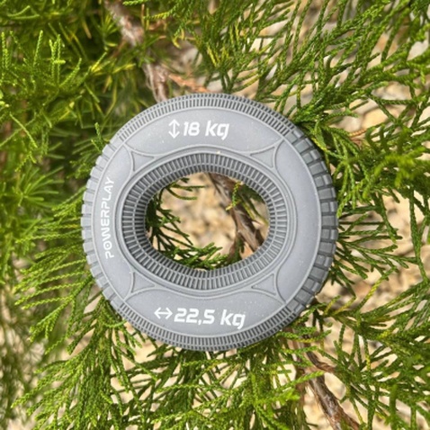 Еспандер PowerPlay PP-4330 Hand Grip Loops Medium 18-22,5 кг Сірий (PP_4330_Grey_(18-22.5kg))