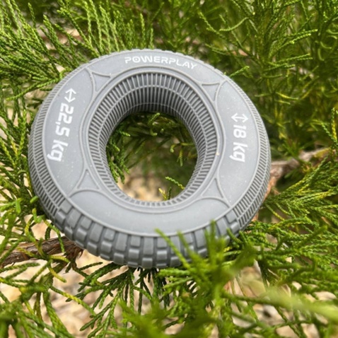 Еспандер PowerPlay PP-4330 Hand Grip Loops Medium 18-22,5 кг Сірий (PP_4330_Grey_(18-22.5kg))