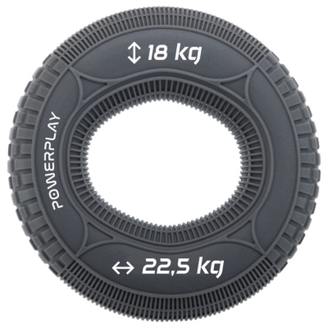 Еспандер PowerPlay PP-4330 Hand Grip Loops Medium 18-22,5 кг Сірий (PP_4330_Grey_(18-22.5kg))