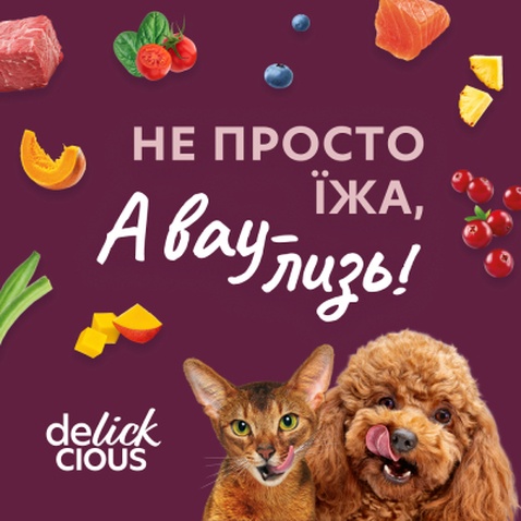 Ласощі для котів Delickcious Тунець з додаванням алое 4 х 15 г (4820269141605)