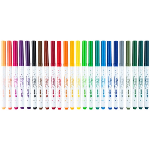 Фломастери Kite Creative Superwashable 24 кольорів (K-1153)