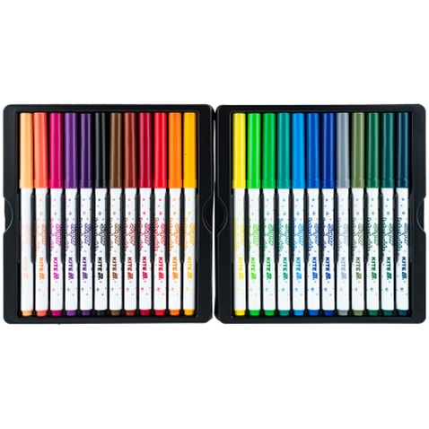 Фломастери Kite Creative Superwashable 24 кольорів (K-1153)