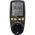 Ватметр ColorWay цифровий 16A/3680W, black (CW-VM16-02D)