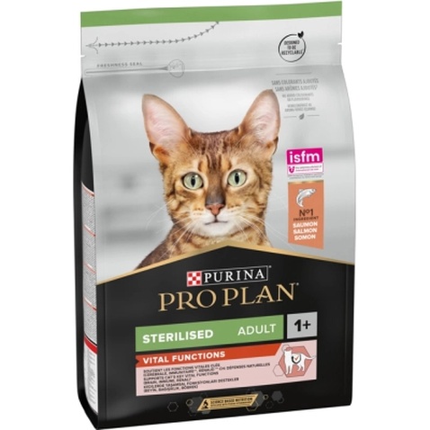 Сухий корм для кішок Purina Pro Plan Sterilised з лососем 3 кг (7613036517454)