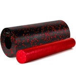 Масажний ролик PowerPlay PP-4348 2 in 1 EPP Foam Roller 33x14см Чорно/Червоний (PP_4348_Red_(33*14))