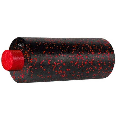 Масажний ролик PowerPlay PP-4348 2 in 1 EPP Foam Roller 33x14см Чорно/Червоний (PP_4348_Red_(33*14))