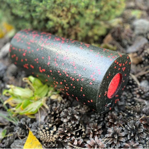 Масажний ролик PowerPlay PP-4348 2 in 1 EPP Foam Roller 33x14см Чорно/Червоний (PP_4348_Red_(33*14))