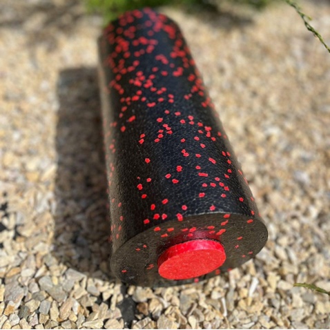 Масажний ролик PowerPlay PP-4348 2 in 1 EPP Foam Roller 33x14см Чорно/Червоний (PP_4348_Red_(33*14))
