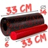 Масажний ролик PowerPlay PP-4348 2 in 1 EPP Foam Roller 33x14см Чорно/Червоний (PP_4348_Red_(33*14))