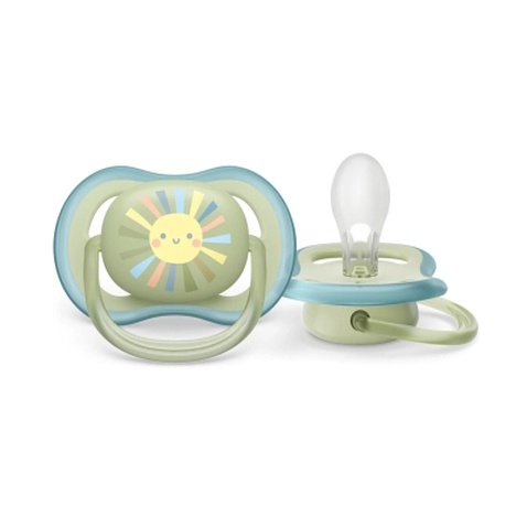 Набір для годування новонароджених Philips AVENT Natural Природний Потік пляшечка 125 мл + пустушка Ultra Air 0-6 міс (SCD837/10)