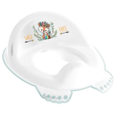 Накладка на унітаз Tega Baby WILD&FREE LITTLE FOX антиковзка, white green (DZ-002-103-LISEK)