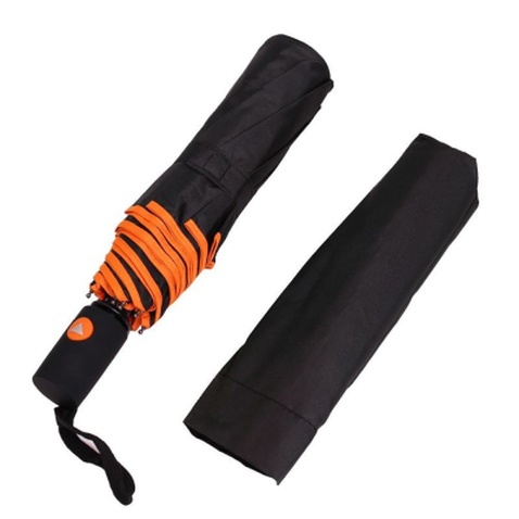 Парасоля Bergamo Sky Напівавтомат Чорно-помаранчева (7040010)