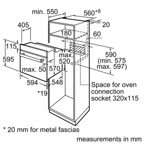 Духова шафа Bosch HBF 512 BB1T (HBF512BB1T)