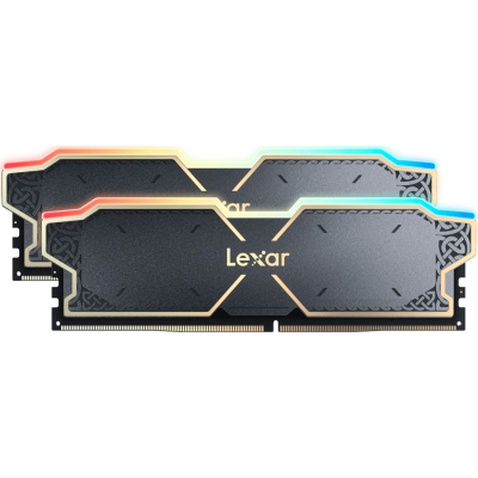 Модуль пам'яті для комп'ютера DDR5 32GB (2x16GB) 6000 MHz Thor RGB Lexar (LD5U16G60C38BG-RGD)