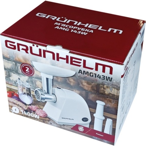 М'ясорубка Grunhelm AMG143W