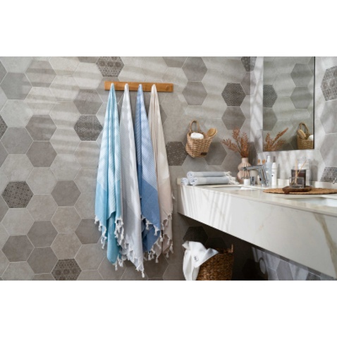 Рушник Ardesto SPA 90х180см 100% бавовна, сірий (ART2690GR)