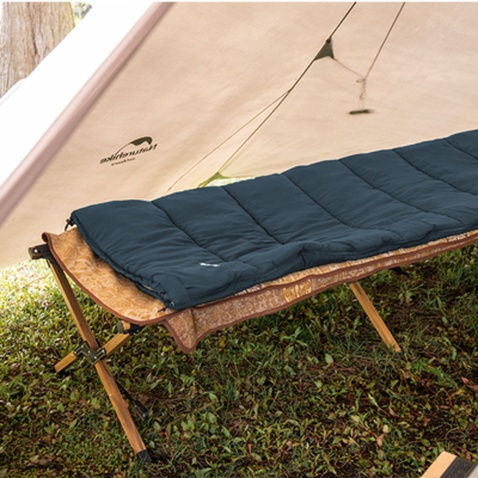 Спальний мішок Naturehike F150 NH22MSD05, лівий, темно-блакитний (6927595797761-L)