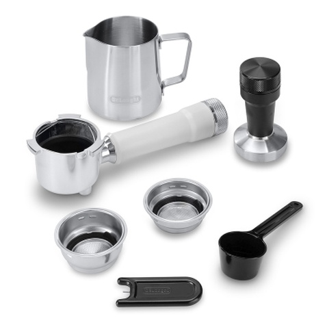 Ріжкова кавоварка еспресо DeLonghi EC 890.WI