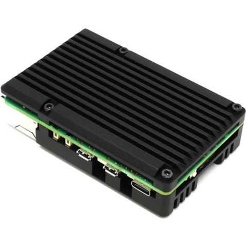 Корпус до промислового ПК Pi HUT for Raspberry Pi 5 Aluminium Armor Radiator (105858)