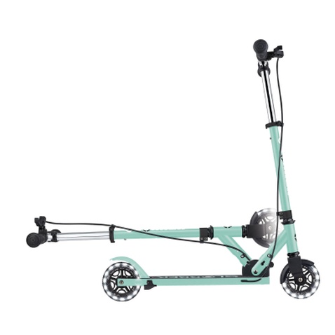 Самокат Globber Flow Element Junior Lights LED, м'ятний (729-206)