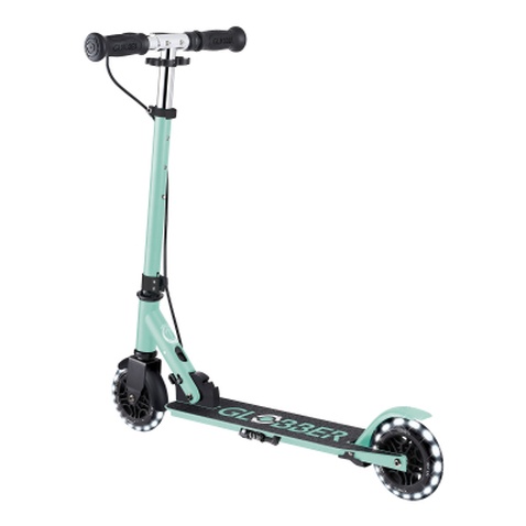 Самокат Globber Flow Element Junior Lights LED, м'ятний (729-206)