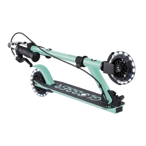 Самокат Globber Flow Element Junior Lights LED, м'ятний (729-206)