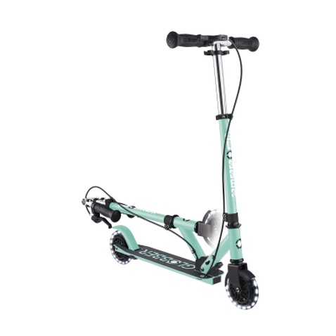 Самокат Globber Flow Element Junior Lights LED, м'ятний (729-206)