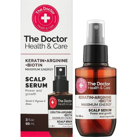 Сироватка для волосся The Doctor Health & Care Keratin + Arginine + Biotin Максимум енергії 89 мл (8588009351023)