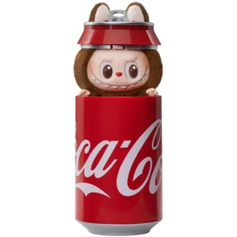М'яка іграшка No Brand сюрприз Labubu Coca-Cola Surprise, 17 см, Mix color, темний пакет (YT42167)