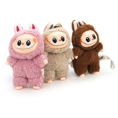 М'яка іграшка No Brand сюрприз Labubu, Перше покоління, 17см, Mix color, Затемнений пакет, Box (YT41824)