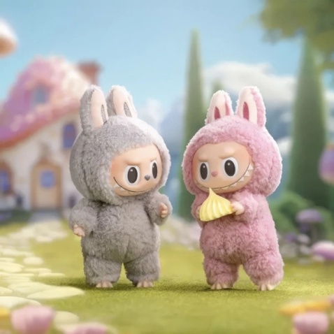 М'яка іграшка No Brand сюрприз Labubu Третє покоління 17 см Mix color Затемнений пакет (YT42135)