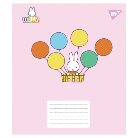 Зошит Yes Miffy Playfull А5 12 аркушів коса лінія (767633)