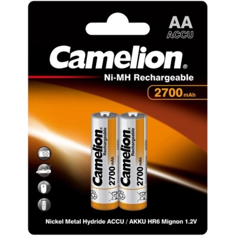 Акумулятор Camelion AA 2700 mAh Ni-MH * 2 HR6 BP2 (NH-AA2700BC2)