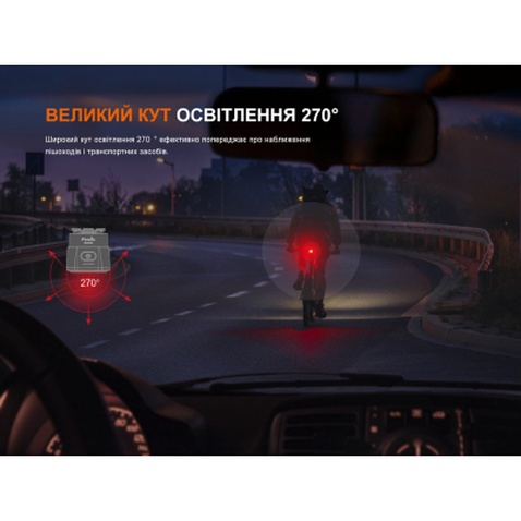 Задня велофара Fenix BC06R