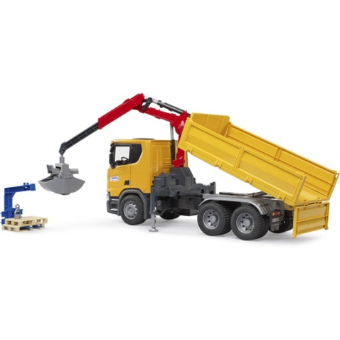 Спецтехніка Bruder Scania Super 560R з краном-маніпулятором 1:16 з аксесуарами (03551)