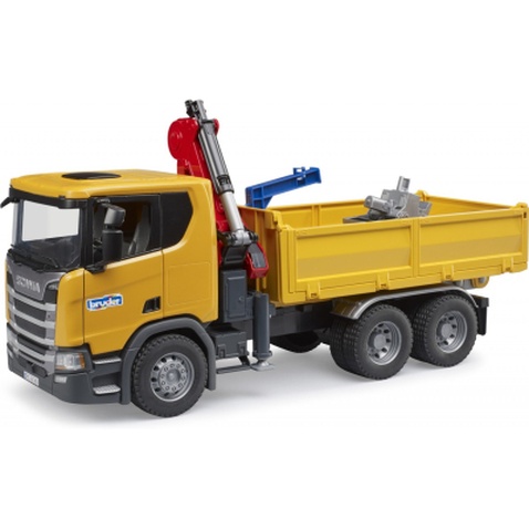 Спецтехніка Bruder Scania Super 560R з краном-маніпулятором 1:16 з аксесуарами (03551)