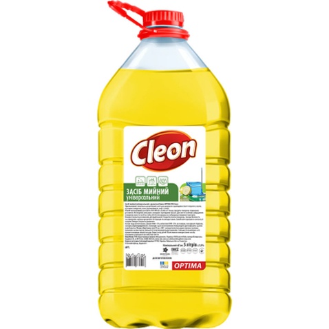 Засіб для ручного миття посуду Cleon Лимон 5 л (4820289450176)