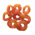 Ласощі для собак Lucky Star М'які кільця в'яленого м'яса курки ≈4 см 85 г (4820111434169)