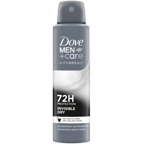 Антиперспірант Dove Men+Care Невидима сухість 72 години 150 мл (8720181284359)