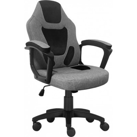 Крісло ігрове GT Racer X-1414 Gray/Black Suede (X-1414 Fabric Gray/Black Suede)