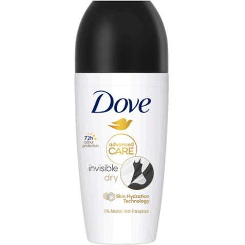 Антиперспірант Dove Невидимий 72 години 50 мл (59083856)