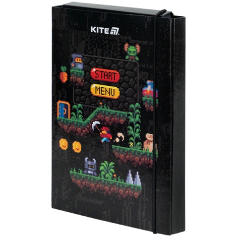 Папка для зошитів Kite В5 на гумці Pixel Game (K25-210-2)