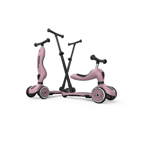 Самокат Scoot&Ride Highwaykick-1 Push and Go пастельно-бузкови (SR-240527-WILDBERRY)