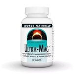 Мінерали Source Naturals Ультра Магній та Вітамін В6, Ultra-Mag, 60 таблеток (SNS-00802)