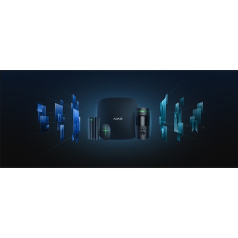 Комплект охоронної сигналізації Ajax StarterKit Cam HDR black