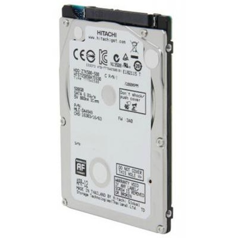 Жорсткий диск для ноутбука 2.5" 500GB WDC Hitachi HGST (0J38075 / HTS725050A7E630)