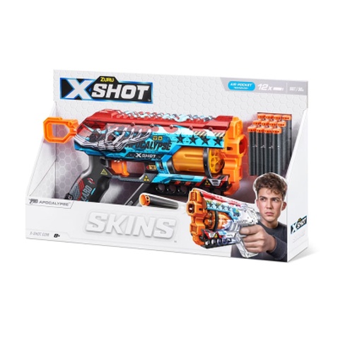 Іграшкова зброя Zuru X-Shot Швидкострільний бластер Skins Griefer Apocalypse (12 патронів) (36561E)