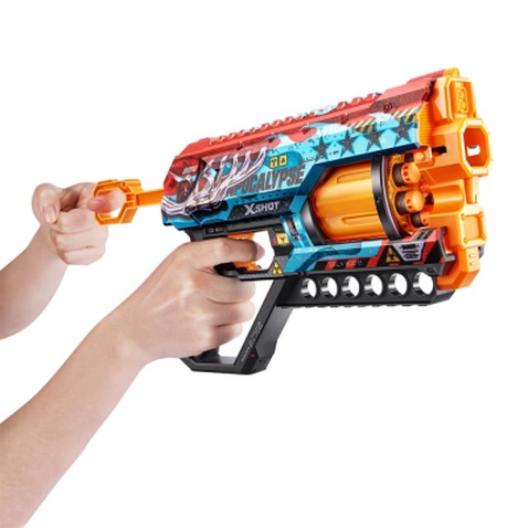 Іграшкова зброя Zuru X-Shot Швидкострільний бластер Skins Griefer Apocalypse (12 патронів) (36561E)