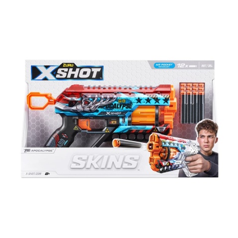 Іграшкова зброя Zuru X-Shot Швидкострільний бластер Skins Griefer Apocalypse (12 патронів) (36561E)